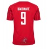 Officiële Voetbalshirt Denemarken Martin Braithwaite 9 Thuis WK 2022 - Heren